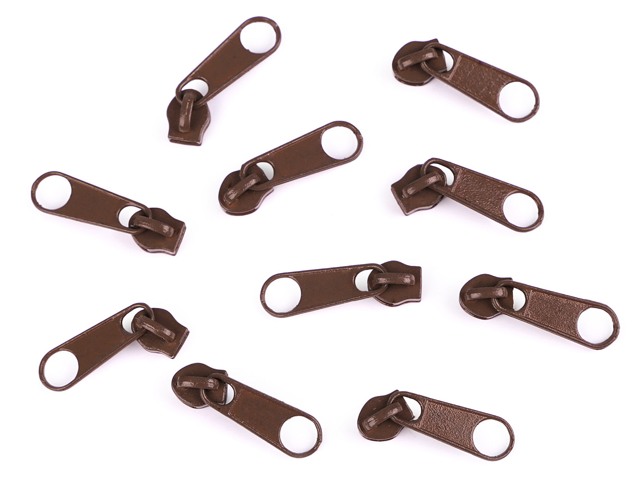 Slider for nylon zippers no 3 for pol type - Nickel (10 Pieces)
