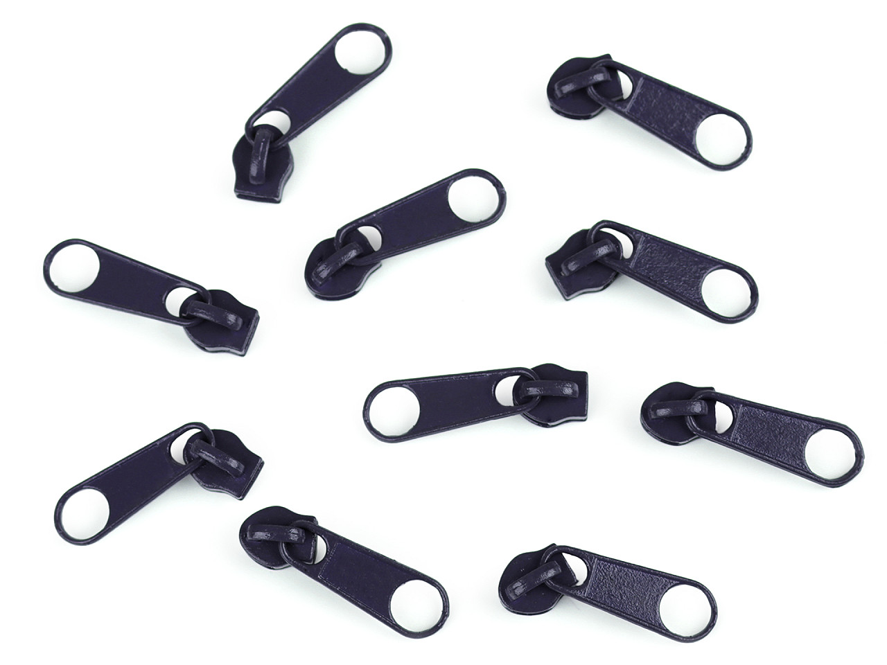 Slider for nylon zippers no 3 for pol type - Nickel (10 Pieces)
