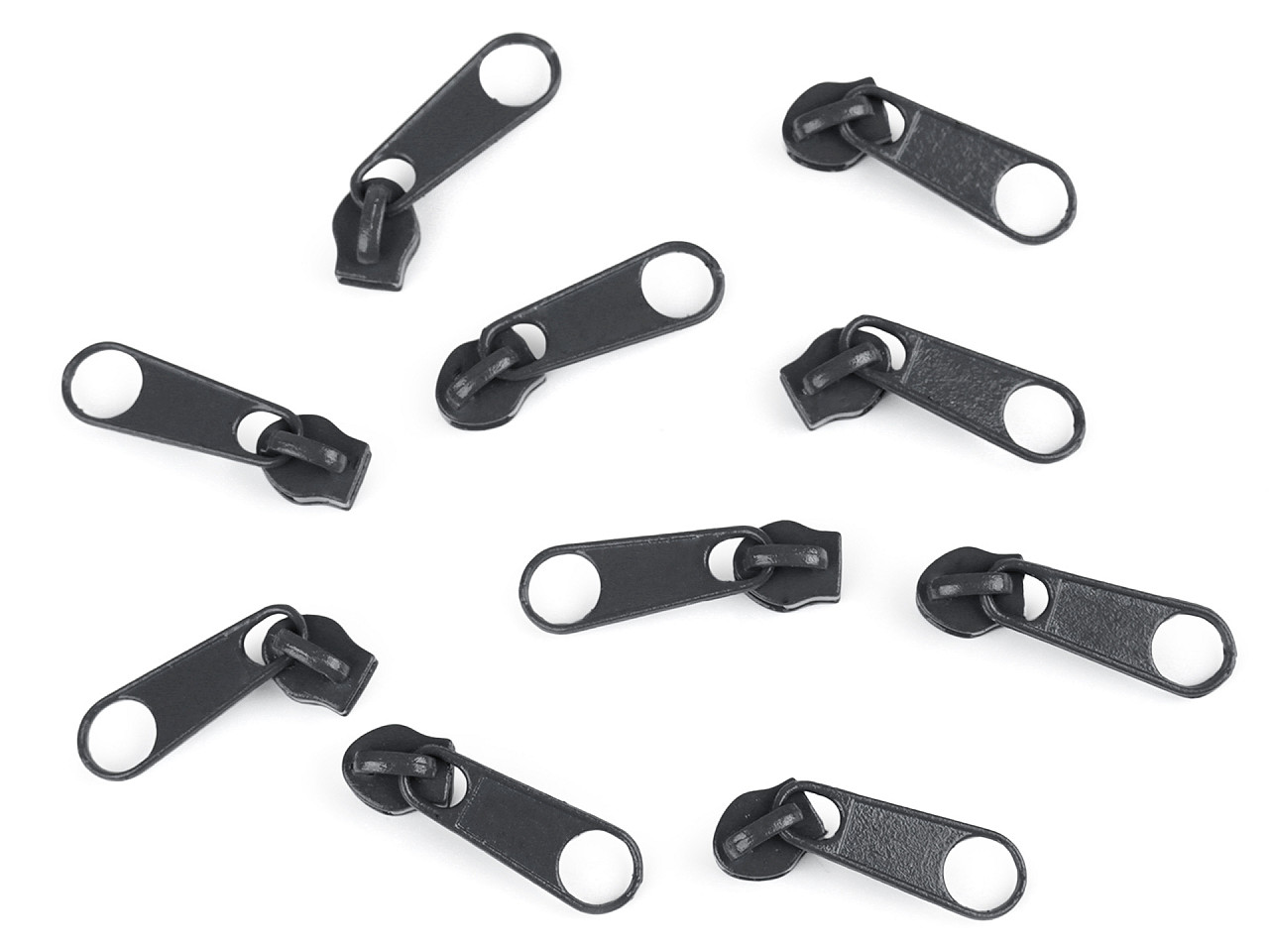 Slider for nylon zippers no 3 for pol type - Nickel (10 Pieces)