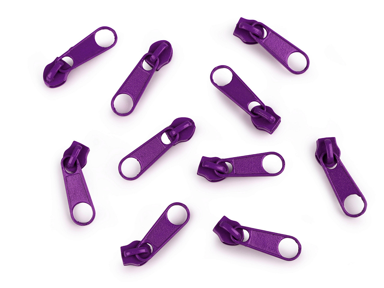 Slider for nylon zippers no 3 for pol type - Nickel (10 Pieces)