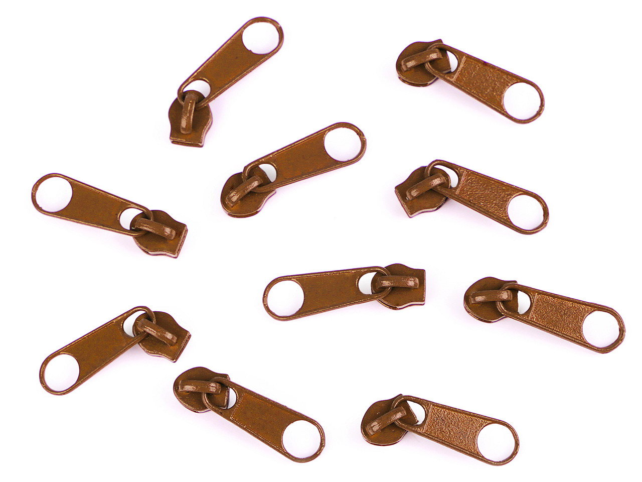 Slider for nylon zippers no 3 for pol type - Nickel (10 Pieces)