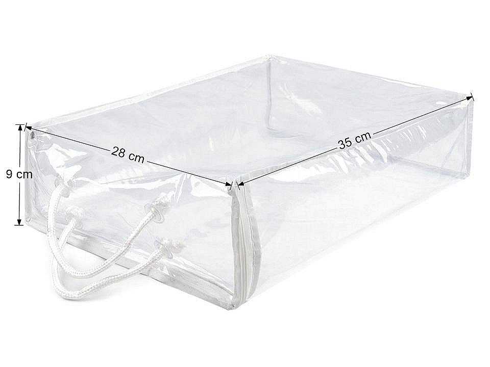 Clear pvc packaging zipper bag - Transparent (1 Piece)