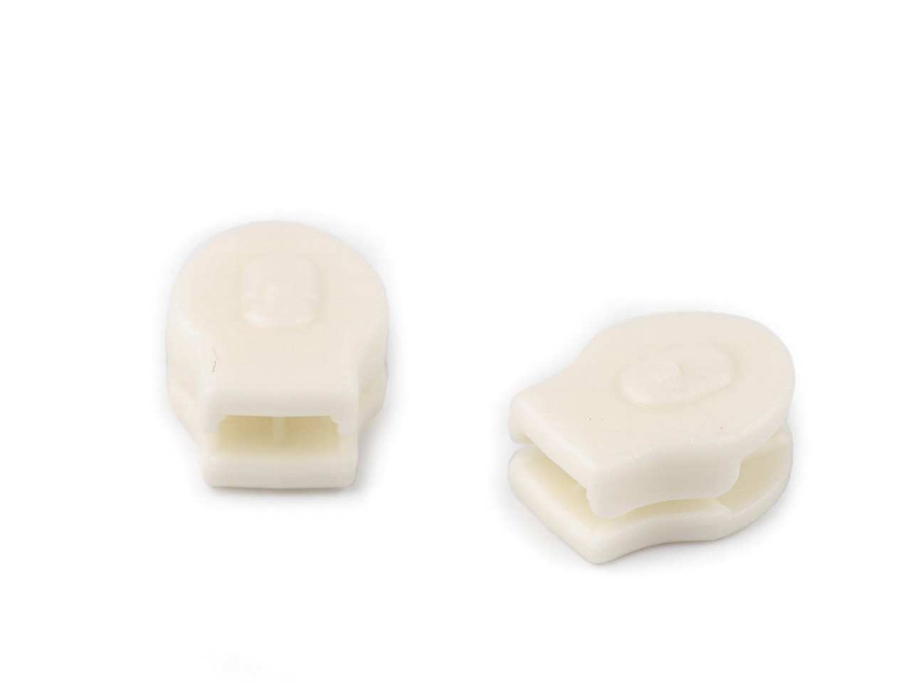 Slider for nylon zippers no 3 for bedding - White (100 Pieces)