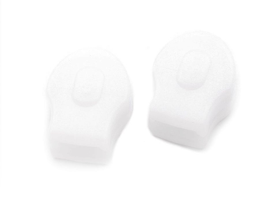 Slider for nylon zippers no 3 for bedding - White (100 Pieces)