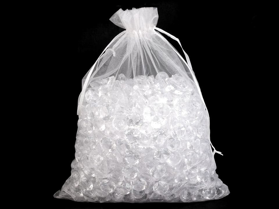 Organza gift bag 21x29 cm - Creamy light (10 Pieces)