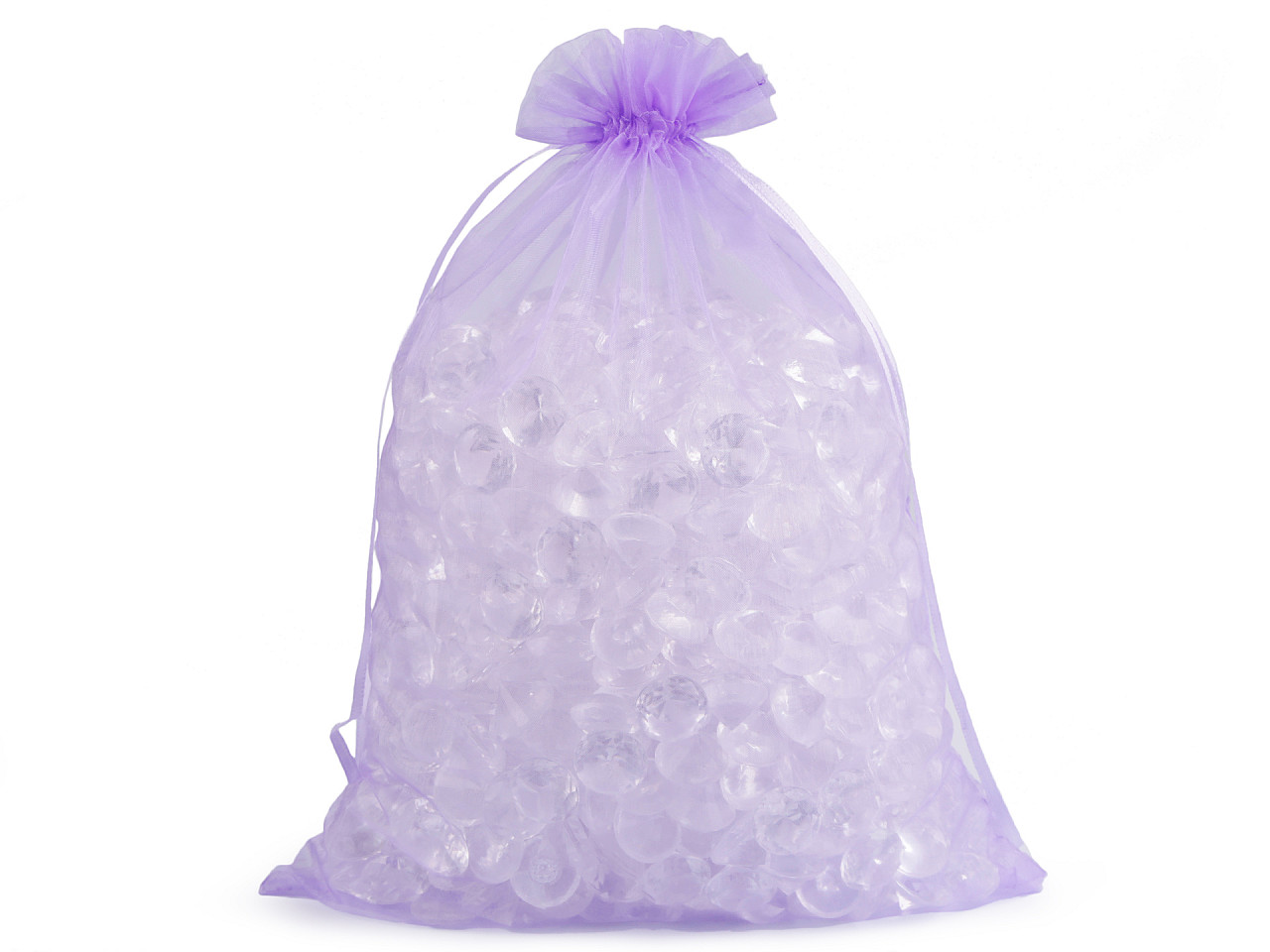 Organza gift bag 21x29 cm - Creamy light (10 Pieces)