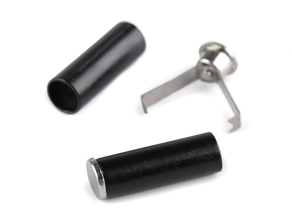 Cord end cap with integral grip ø5 mm - Black (20 Pieces)