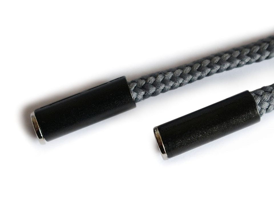 Cord end cap with integral grip ø5 mm - Black (20 Pieces)