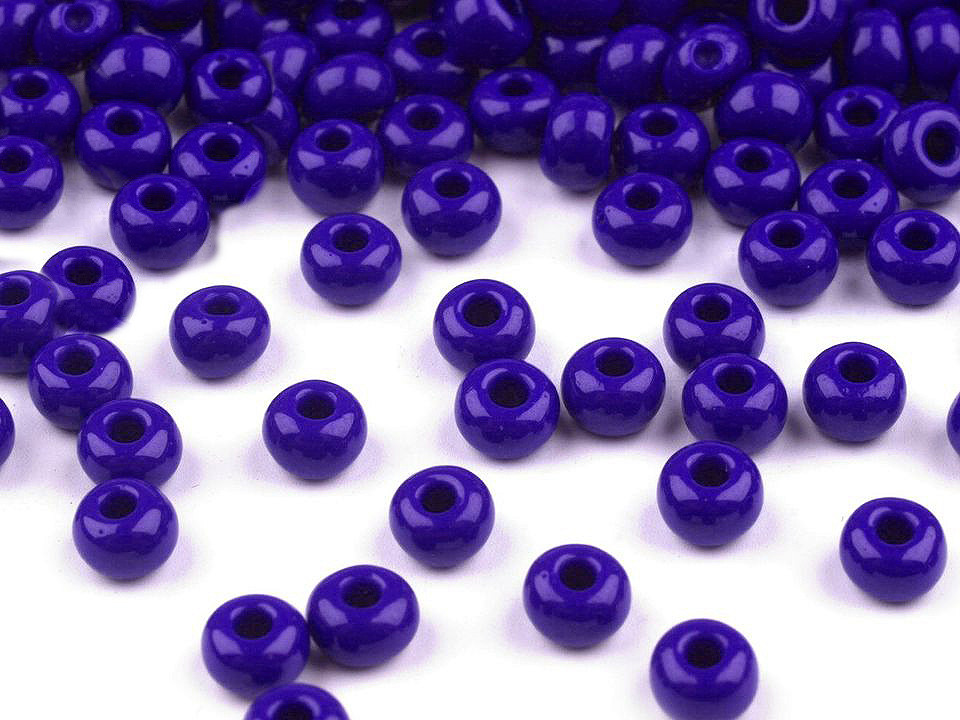 Seed beads rocaille preciosa 6/0 - 4 mm - Navy blue (20 Grams)