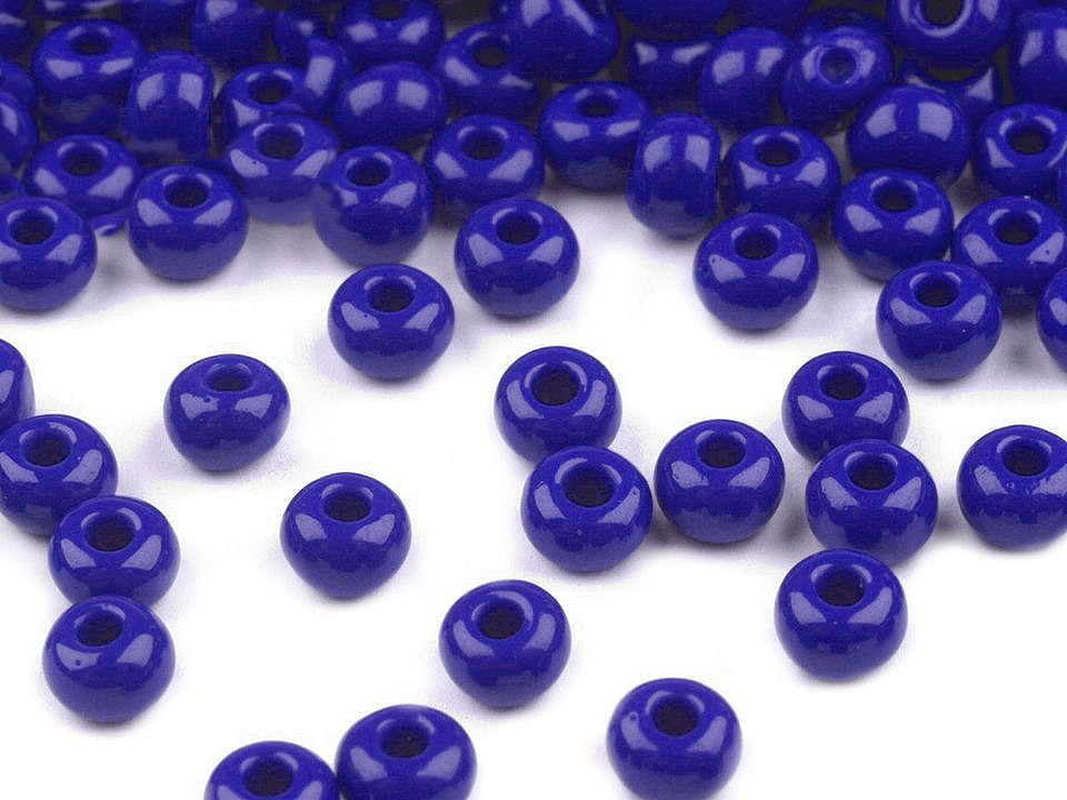 Seed beads rocaille preciosa 6/0 - 4 mm - Navy blue (20 Grams)