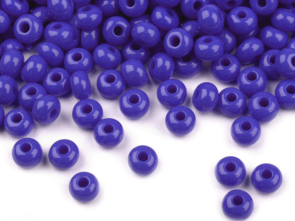 Seed beads rocaille preciosa 6/0 - 4 mm - Navy blue (20 Grams)