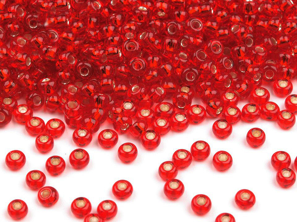 Seed beads preciosa 10/0 - 2.3 mm - Red strawberry (10 Grams)