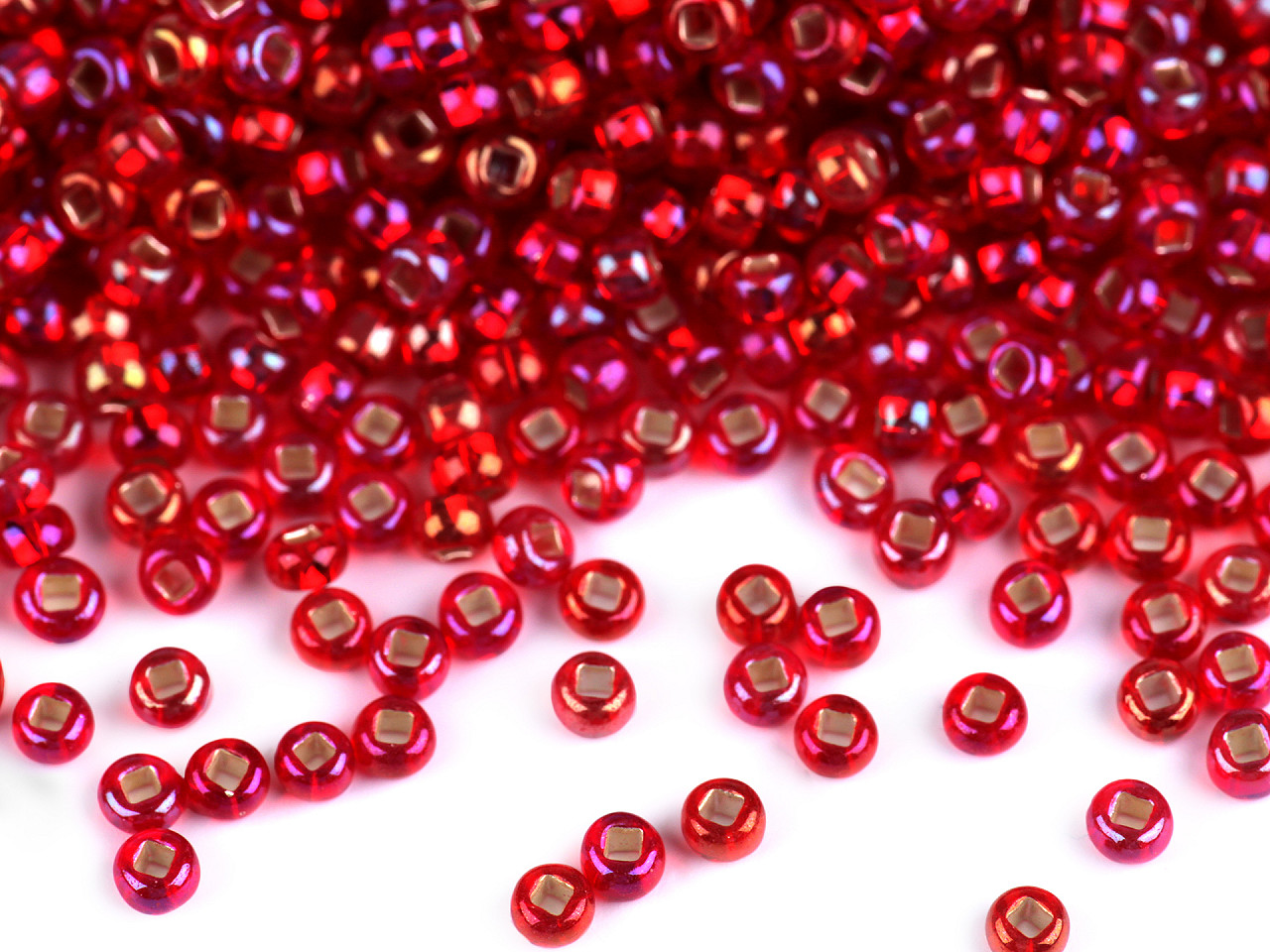 Seed beads preciosa 10/0 - 2.3 mm - Red strawberry (10 Grams)