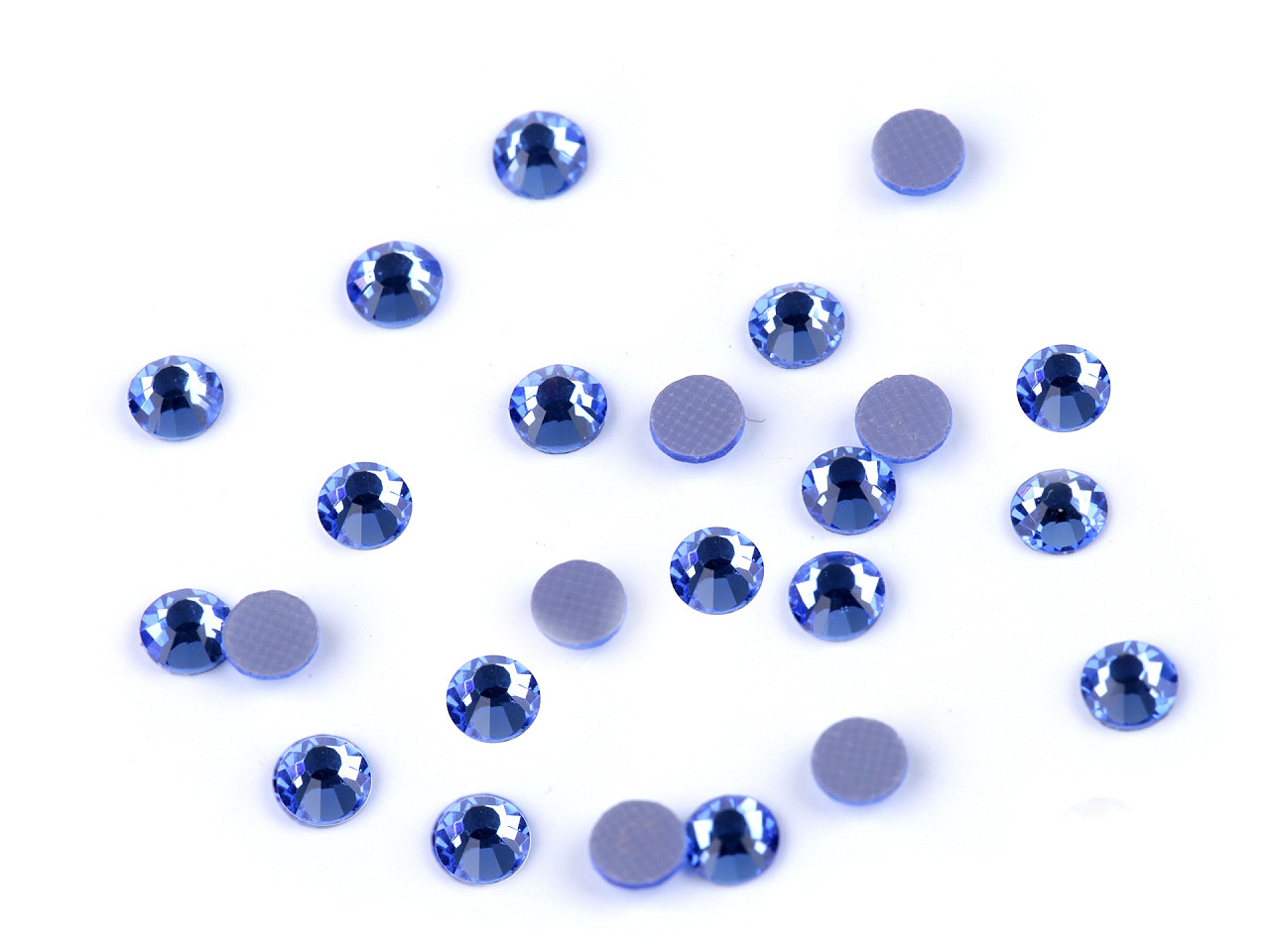 Iron-on hotfix rhinestones, size ss16 - Jet (41 Grams)