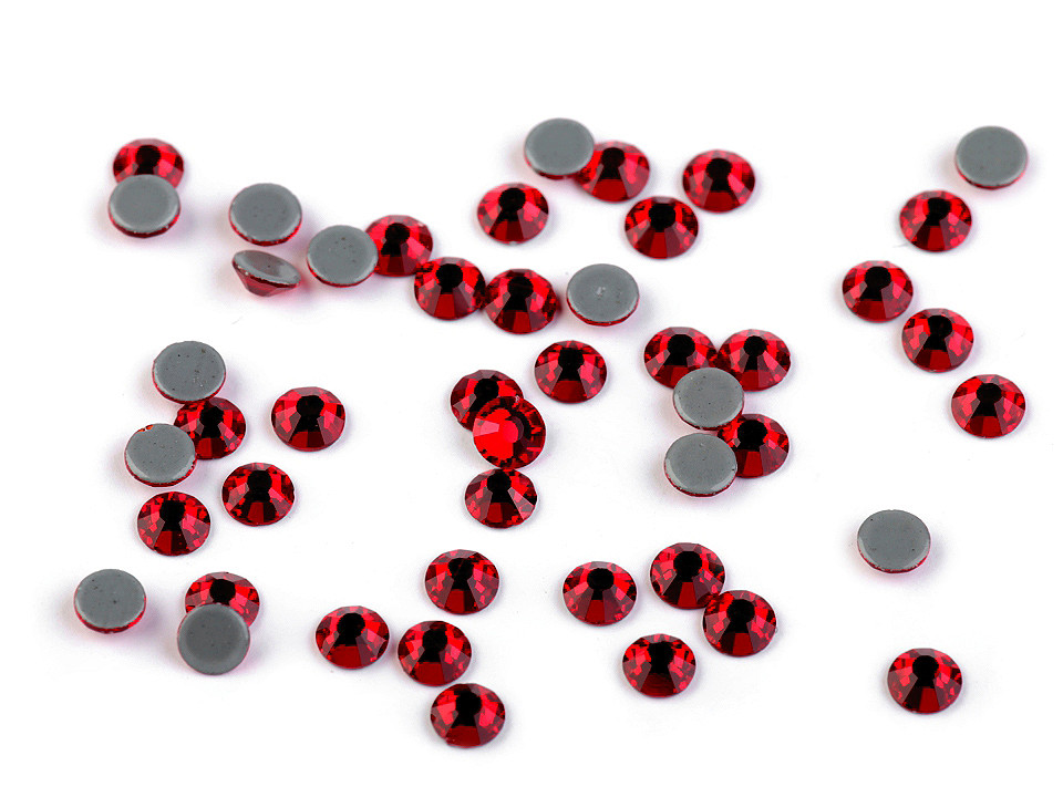 Iron-on hotfix rhinestones, size ss16 - Jet (41 Grams)