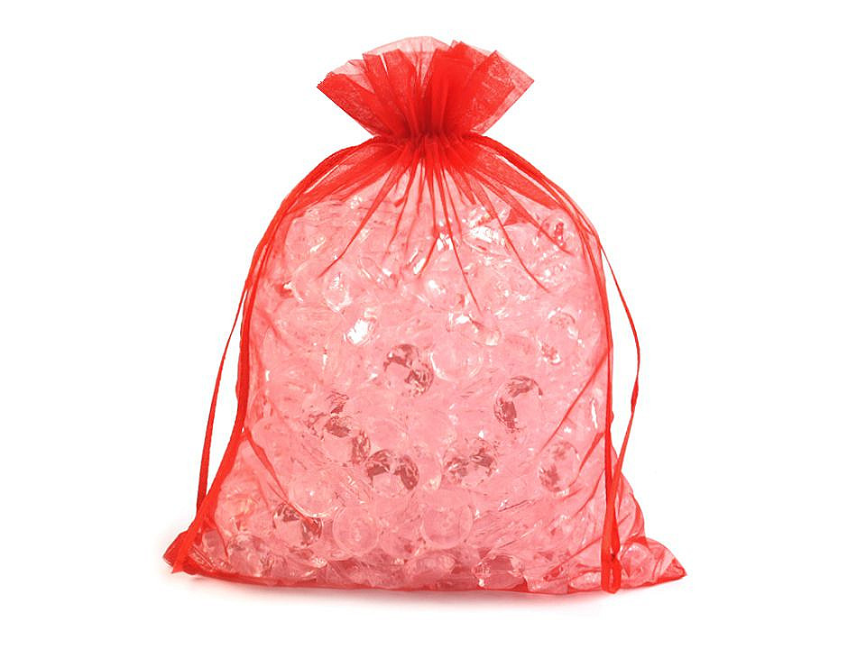 Organza gift bag 20x26 cm - Silver (100 Pieces)