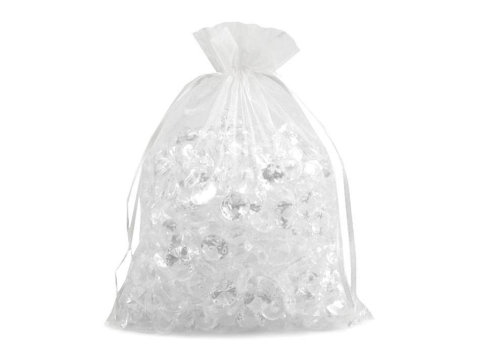 Organza gift bag 20x26 cm - Silver (100 Pieces)