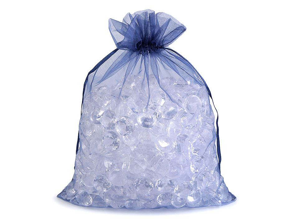 Organza gift bag 20x26 cm - Silver (100 Pieces)
