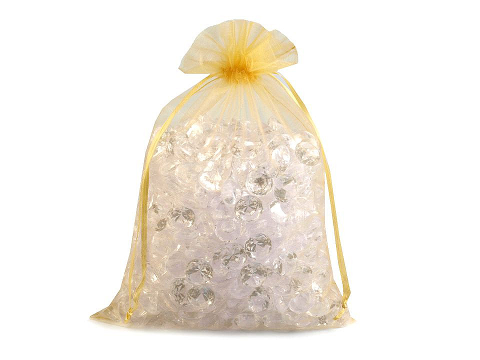 Organza gift bag 20x26 cm - Silver (100 Pieces)