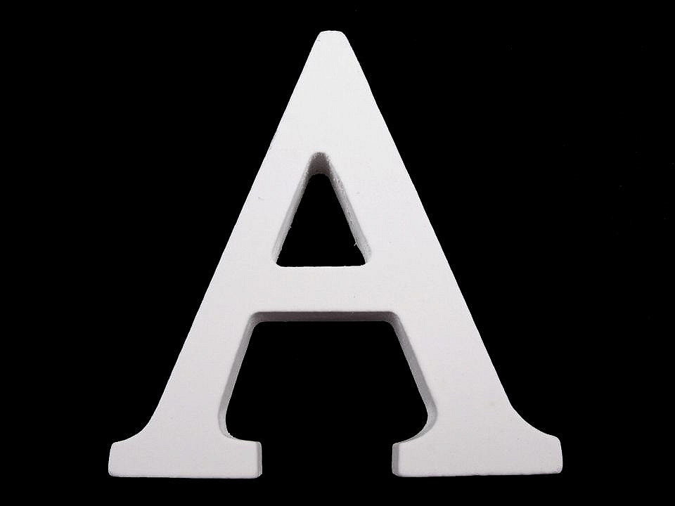 3d decorative numbers of alphabet - White (20 Pieces)