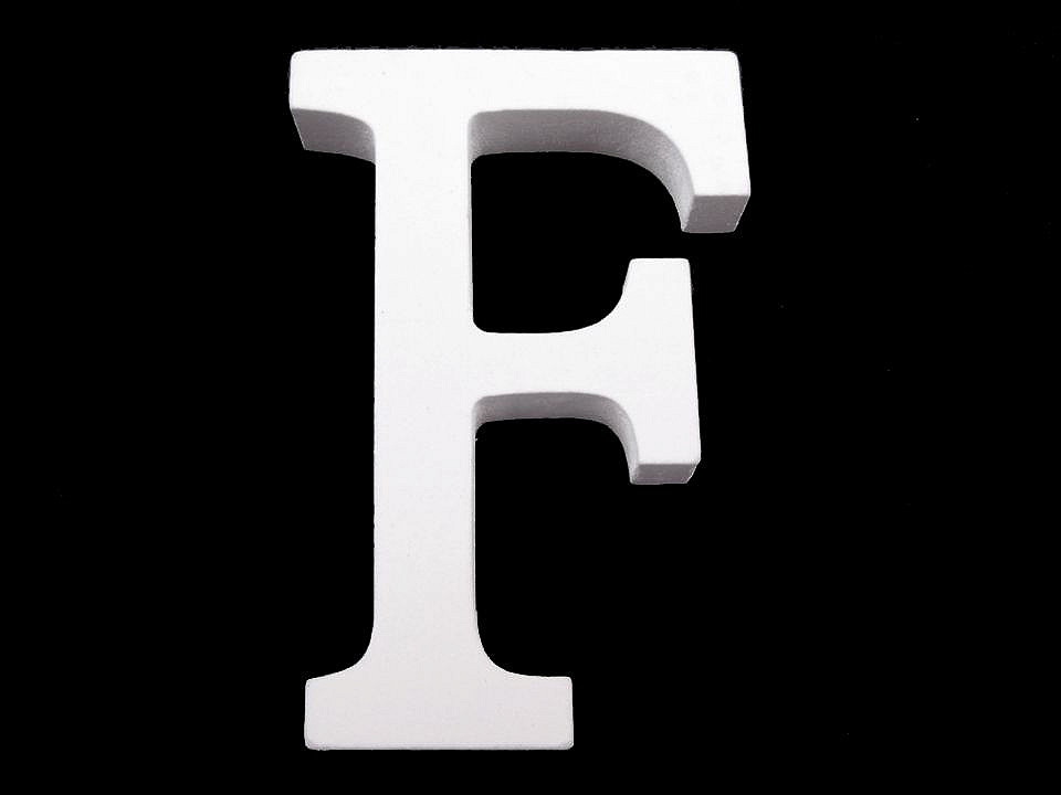 3d decorative numbers of alphabet - White (20 Pieces)