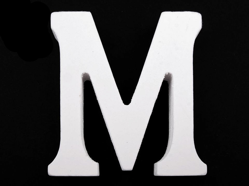3d decorative numbers of alphabet - White (20 Pieces)