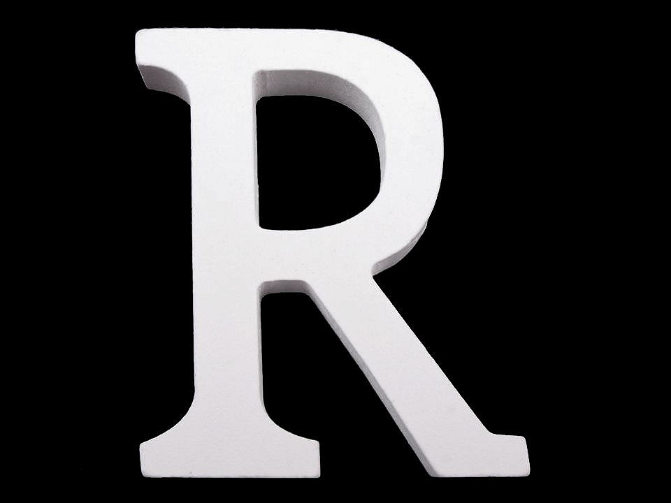 3d decorative numbers of alphabet - White (20 Pieces)