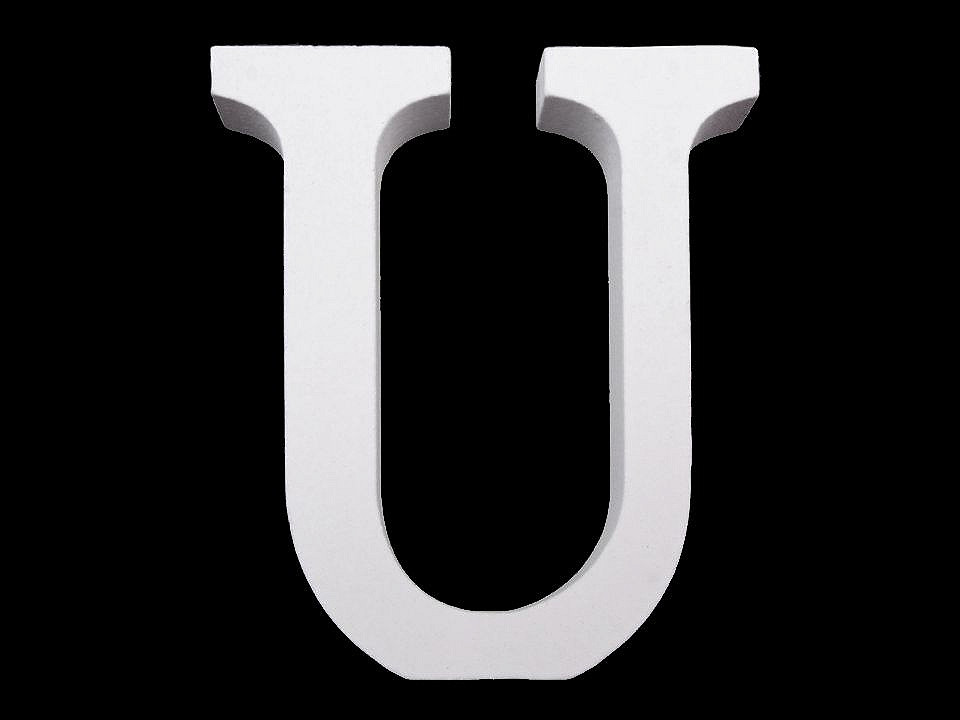 3d decorative numbers of alphabet - White (20 Pieces)