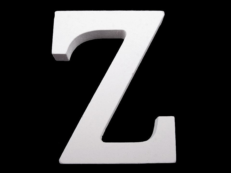 3d decorative numbers of alphabet - White (20 Pieces)