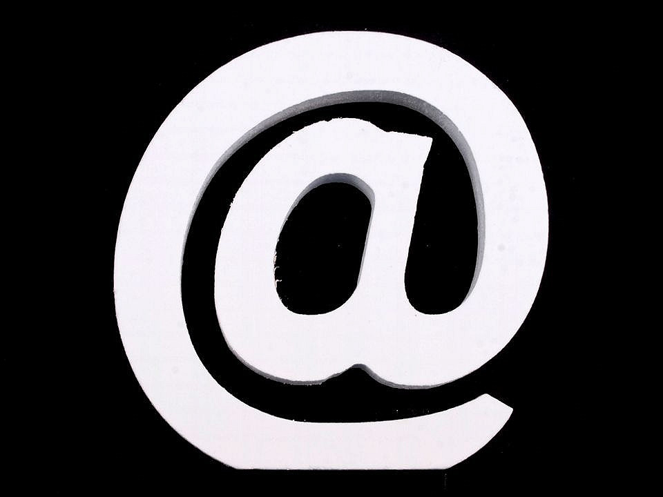 3d decorative numbers of alphabet - White (20 Pieces)