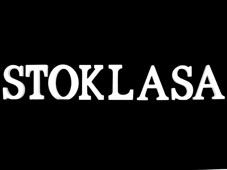 3d decorative numbers of alphabet - White (20 Pieces)