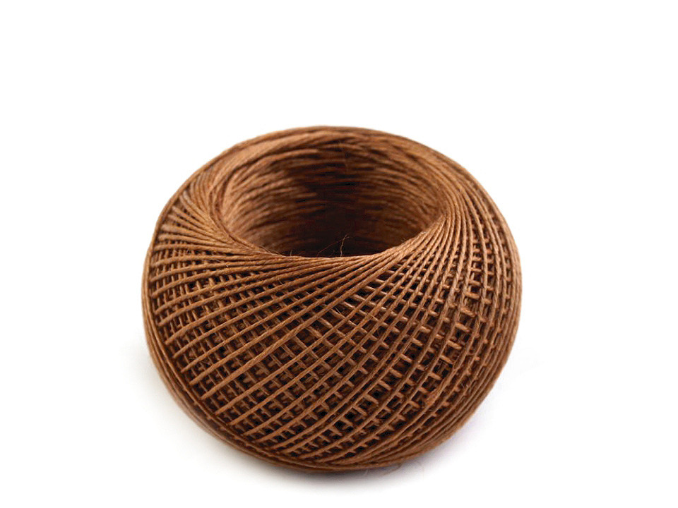 100% linen / flax thread 50 m plastic jar - Deep water (10 Pieces)