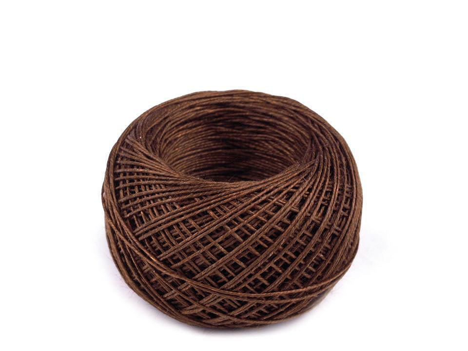 100% linen / flax thread 50 m plastic jar - Deep water (10 Pieces)