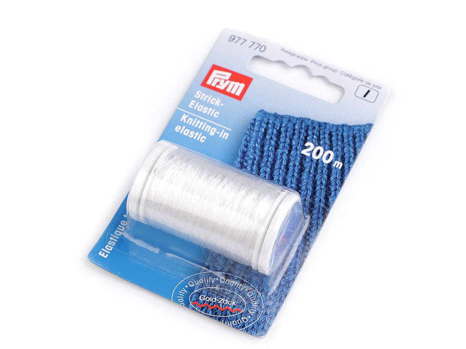 Knitting-in elastic prym - Transparent (1 Piece)