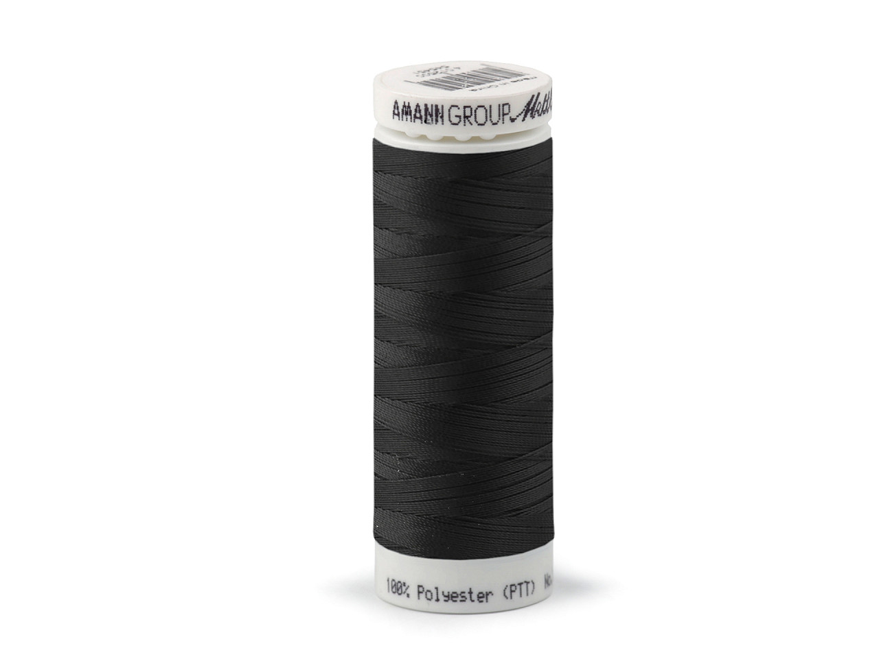 Polyester elastic threads seraflex mettler 130 m - Black (5 Pieces)