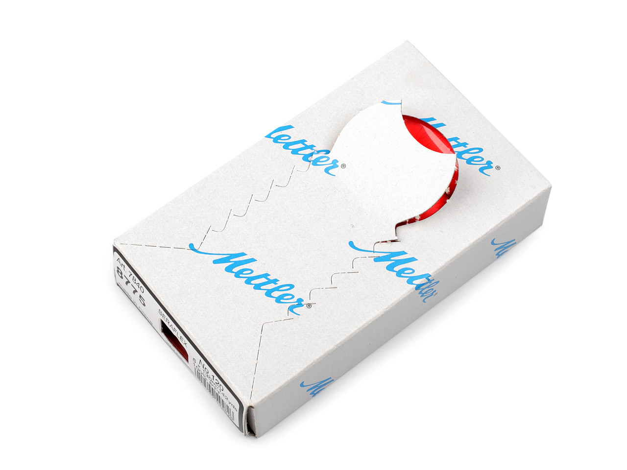 Polyester elastic threads seraflex mettler 130 m - Black (5 Pieces)