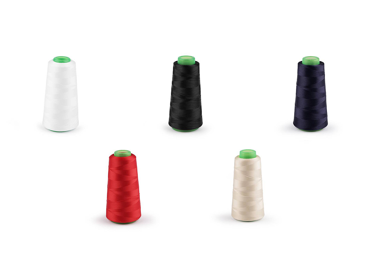 Elastic thread for industrial overlocks 3000 m - Black (1 Piece)