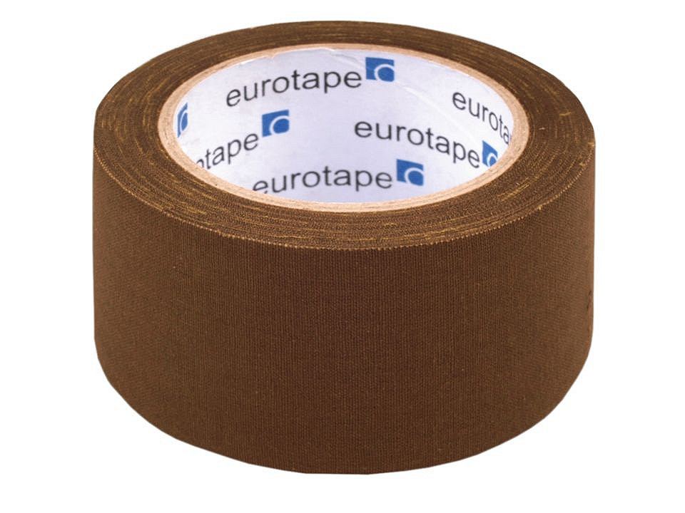 Carpet tape adhesive 10 m width 48 mm - Black (1 Piece)