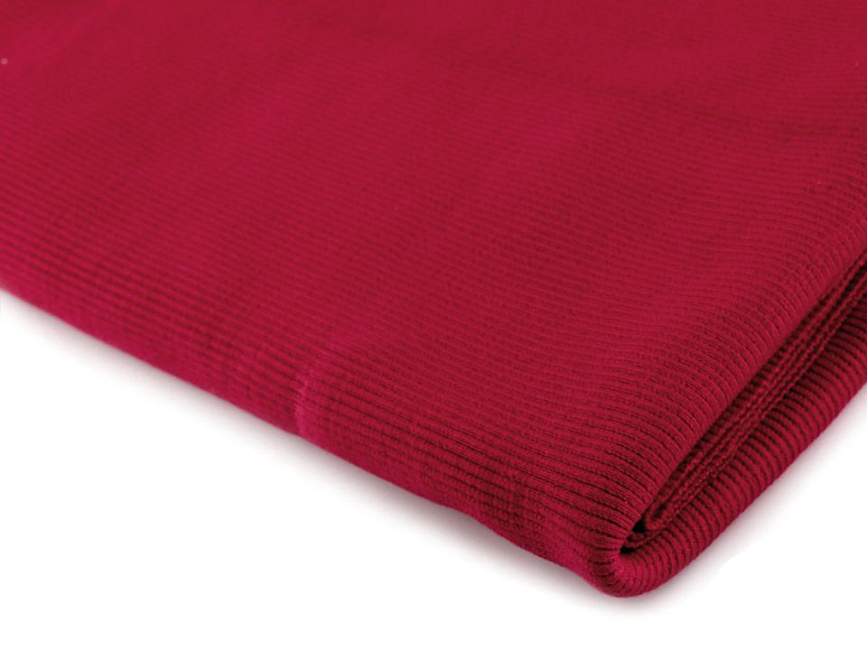 Elastic rib knit fabric - Creamy light (1 Meter)