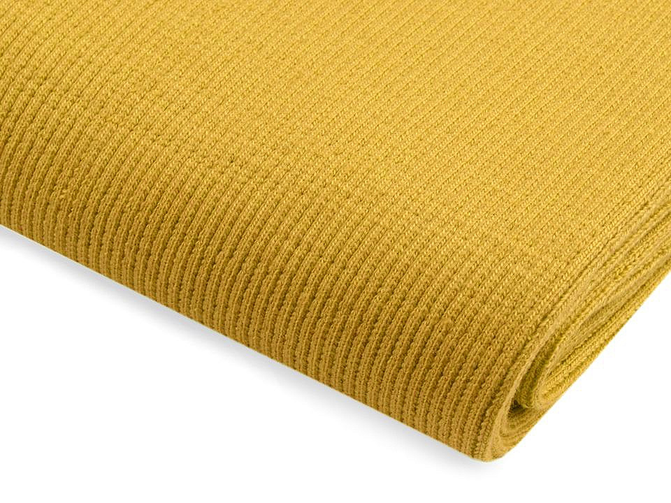 Elastic rib knit fabric - Creamy light (1 Meter)
