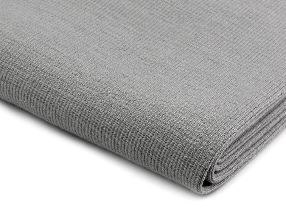 Elastic rib knit fabric - Creamy light (1 Meter)