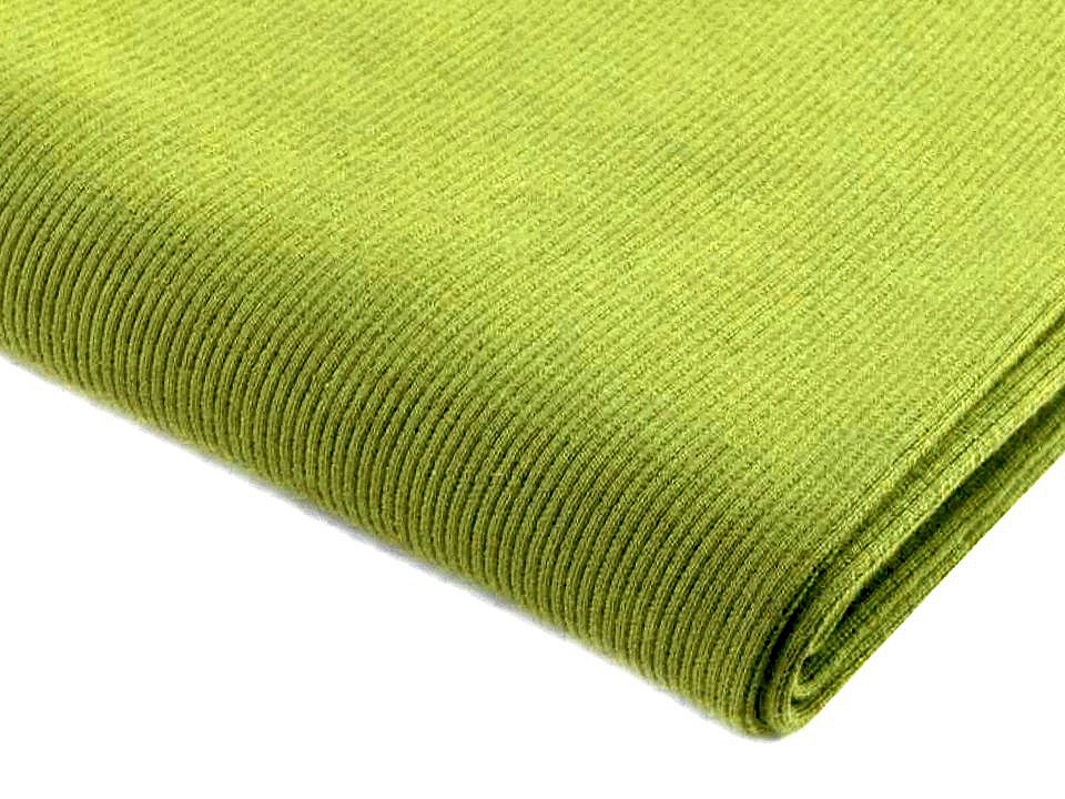 Elastic rib knit fabric - Creamy light (1 Meter)