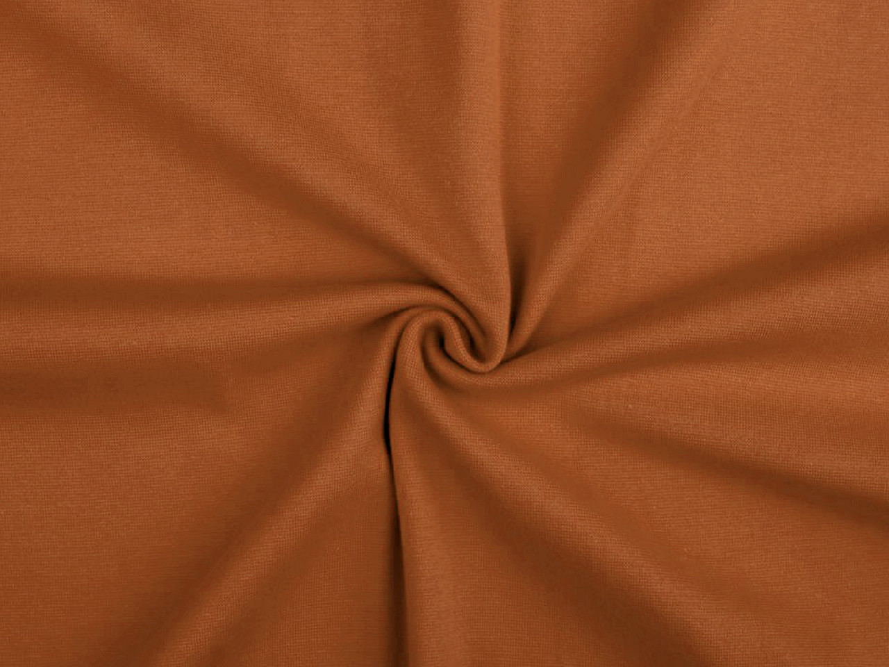 Elastic cotton fabric smooth / jersey knit, tubular - Creamy light (1 Meter)