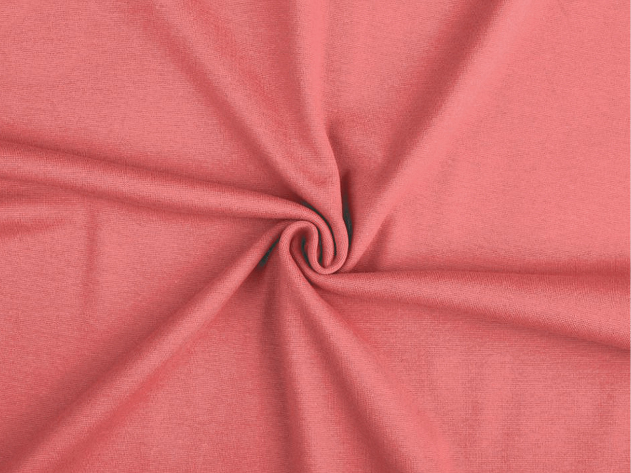 Elastic cotton fabric smooth / jersey knit, tubular - Creamy light (1 Meter)