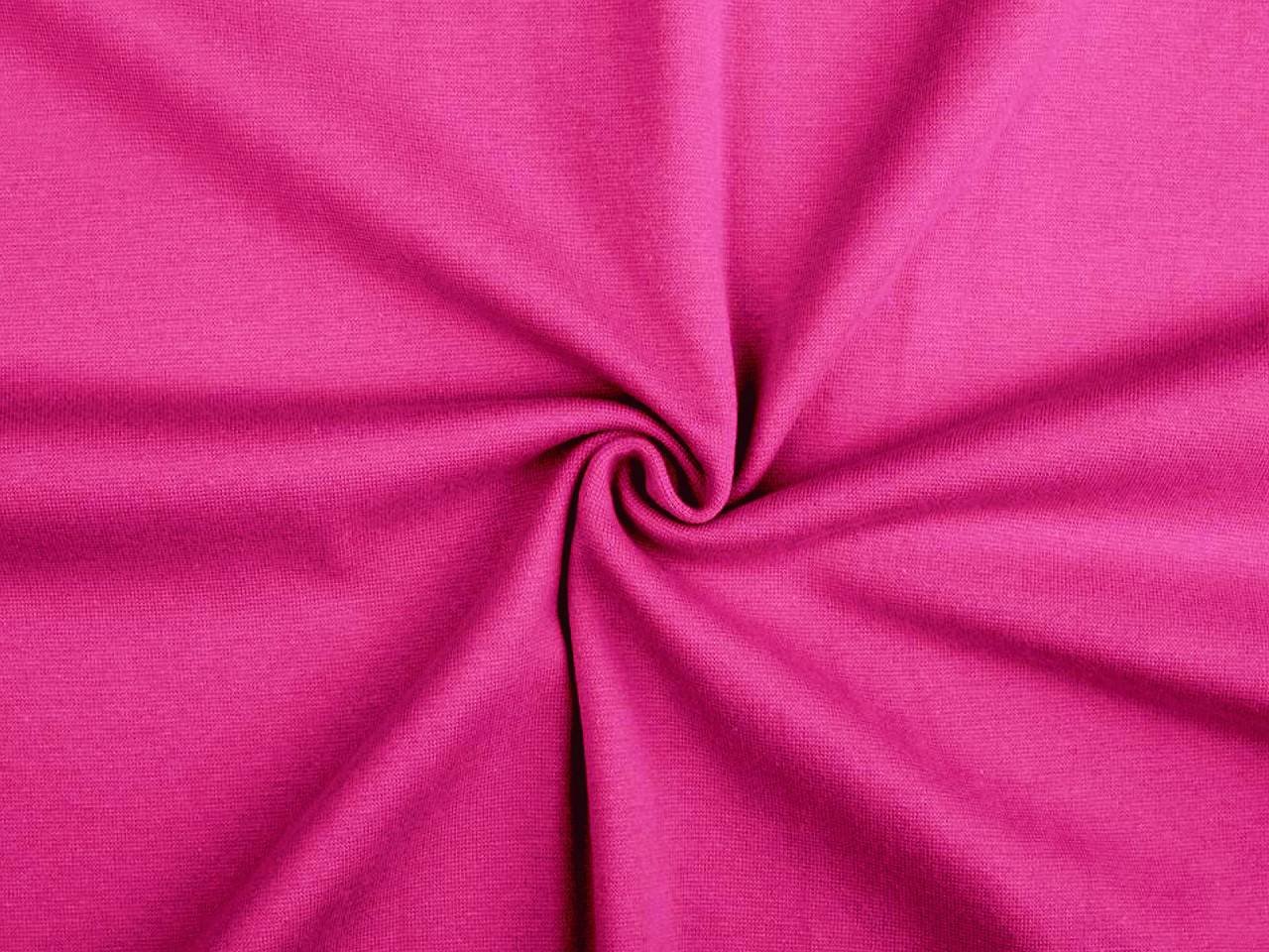 Elastic cotton fabric smooth / jersey knit, tubular - Creamy light (1 Meter)