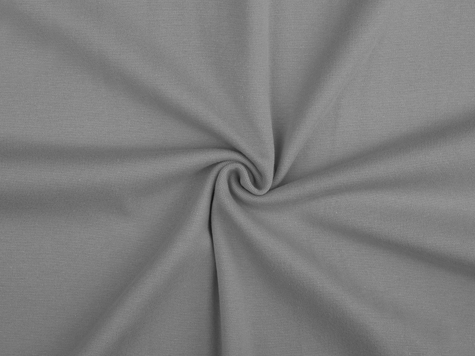 Elastic cotton fabric smooth / jersey knit, tubular - Creamy light (1 Meter)