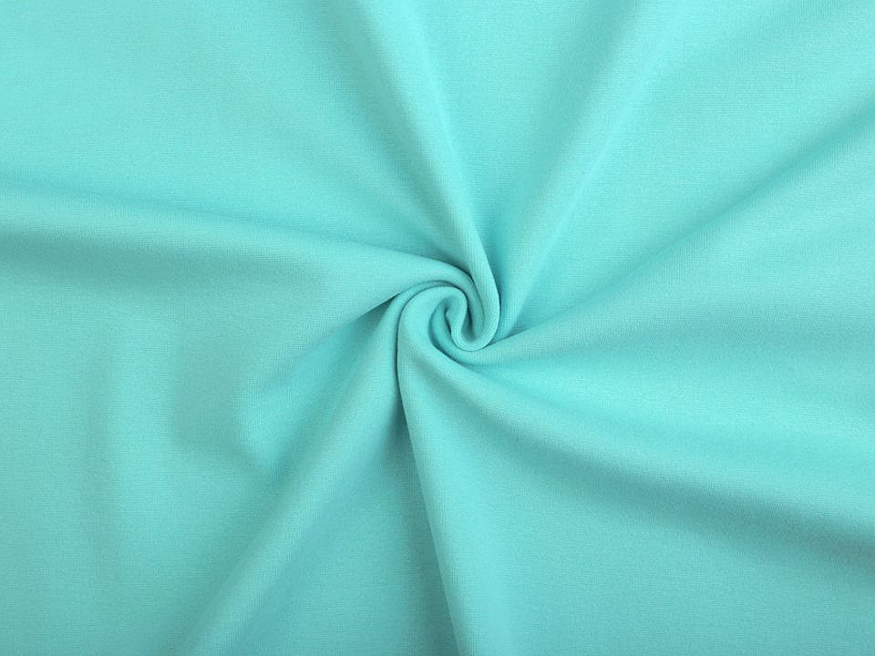 Elastic cotton fabric smooth / jersey knit, tubular - Creamy light (1 Meter)