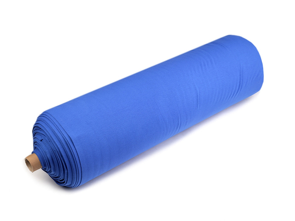 Elastic cotton fabric smooth / jersey knit, tubular - Creamy light (1 Meter)