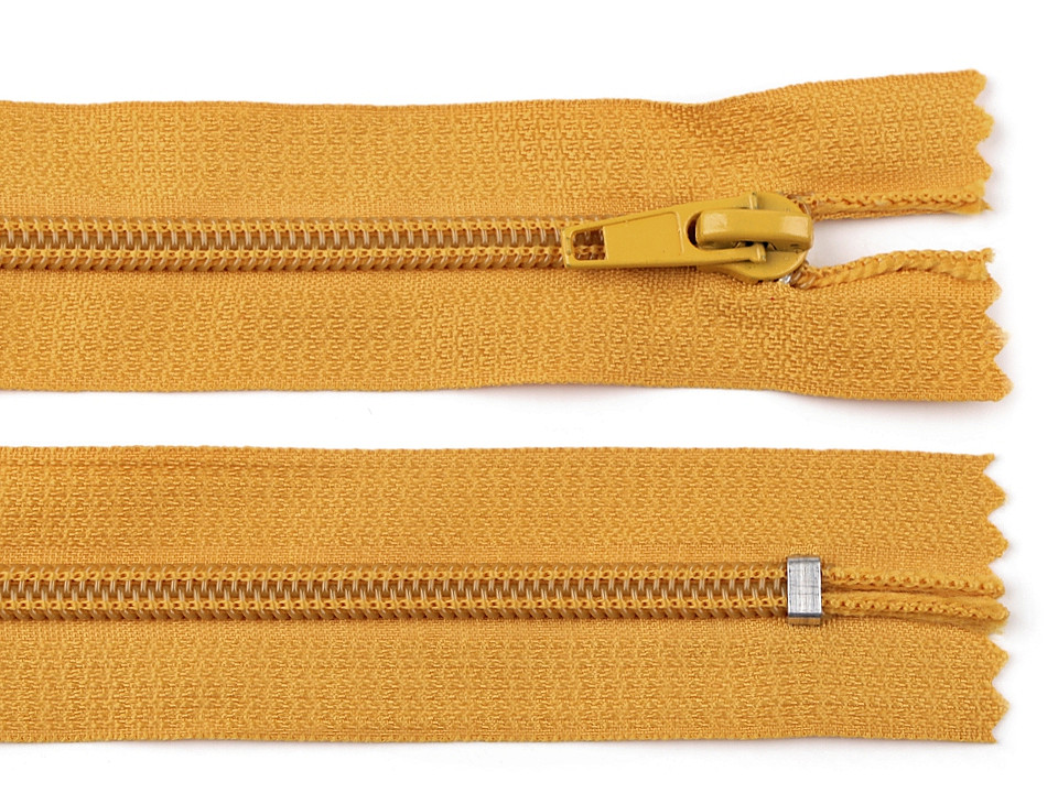 Nylon zipper, no 5, closed-end 18cm pol - Red (1 Piece)