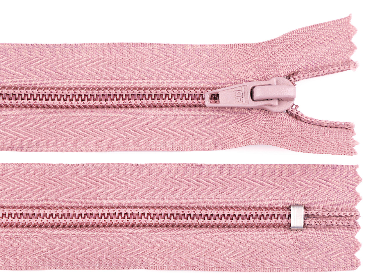 Nylon zipper, no 5, closed-end 18cm pol - Red (1 Piece)